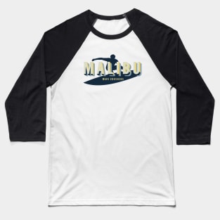 Malibu Beach, California Baseball T-Shirt